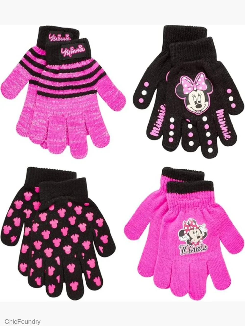 Insulated Waterproof Winter Glove Set for Kids